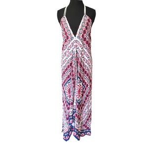NWTS Flying Tomato Womens Medallion Halter Maxi Dress Tassel M
Boho Festival